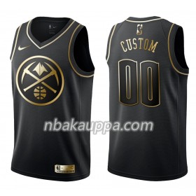 Denver Nuggets Custom Nike Musta Golden Edition Pelipaidat Swingman - Miesten